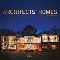 Book cover of Architects' Homes, featuring a flat-roof building. Published by Images Publishing.