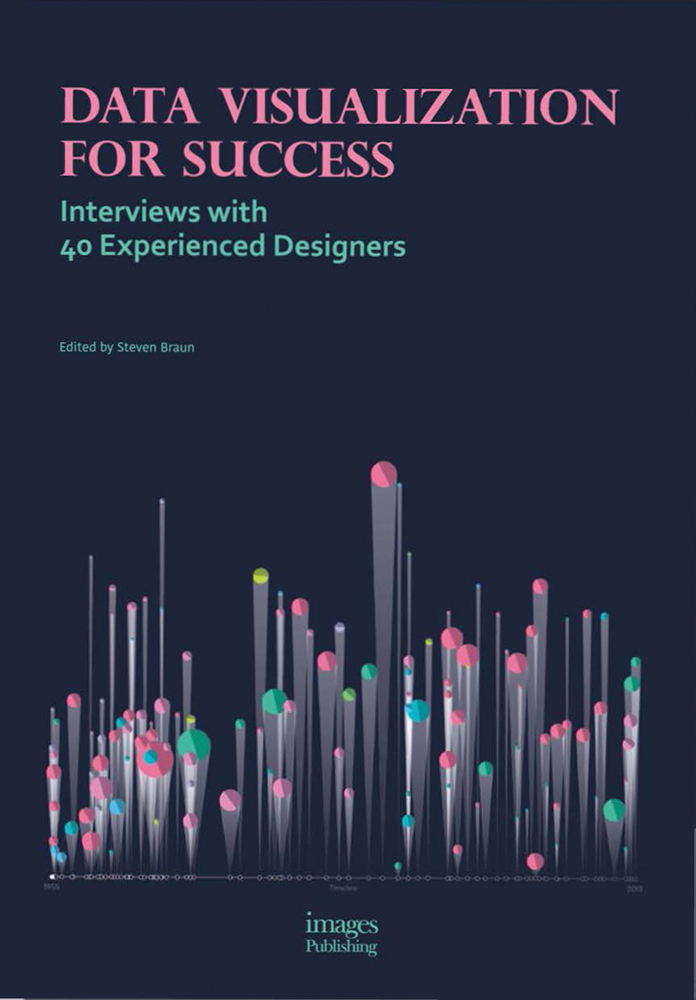 Book cover of Data Visualization for Success: Interviews with 40 Experienced Designers. Published by Images Publishing.