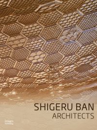 Book cover of Shigeru Ban Architects, featuring a geometric material. Published by Images Publishing.