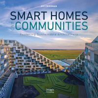 Book cover of Smart Homes and Communities, with a modern building complex. Published by Images Publishing.