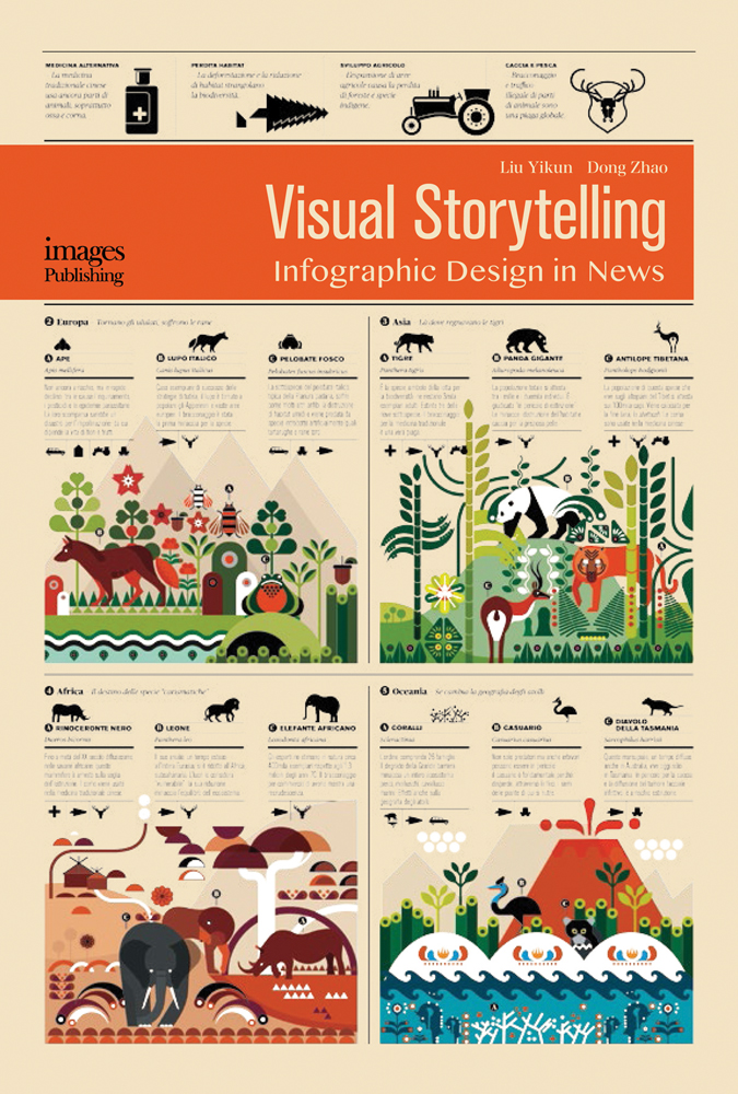 Book cover of Visual Storytelling: Infographic Design in News. Published by Images Publishing.