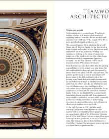 Book cover of Living Buildings: Architectural Conservation, Philosophy, Principles and Practice, featuring the grand ceiling of the House of Lords' chamber at the Palace of Westminster. Published by Images Publishing.
