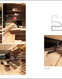 Book cover of Modern Japanese Restaurant, featuring a minimalist interior of eatery. Published by Images Publishing.