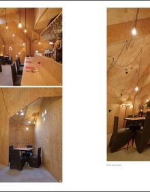 Book cover of Modern Japanese Restaurant, featuring a minimalist interior of eatery. Published by Images Publishing.