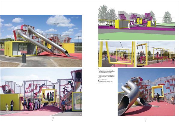 Book cover of Sports Park, with a green recreational area with fencing. Published by Images Publishing.
