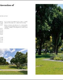 Book cover of Green Space in the Community, with an aerial view of green residential space. Published by Images Publishing.