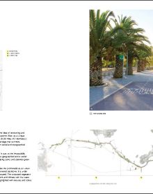 Book cover of Paths, Tracks and Trails: Designing for Pedestrians and Cyclists, with an aerial view of a cycle path. Published by Images Publishing.