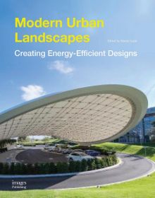 Book cover of Modern Urban Landscapes, featuring a building with a modern roof. Published by Images Publishing.
