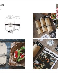 Book cover of Fashion Packaging Now, with two cardboard handbag style shopping bags. Published by Images Publishing.