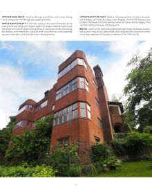 Goddards, large country house in Abinger Common, Surrey, England, on cover of 'Sir Edwin Lutyens , The Arts & Crafts Houses', by Images Publishing.