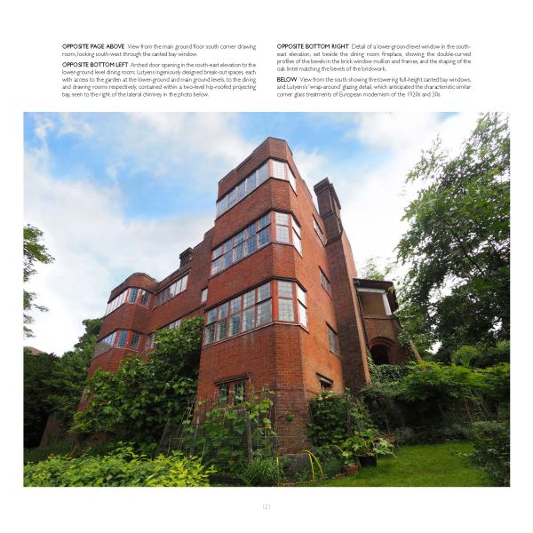 Goddards, large country house in Abinger Common, Surrey, England, on cover of 'Sir Edwin Lutyens , The Arts & Crafts Houses', by Images Publishing.