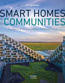 Book cover of Smart Homes and Communities, with a modern building complex. Published by Images Publishing.