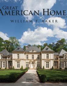 Book cover of Great American Homes: William T. Baker, featuring a limestone chateau. Published by Images Publishing.