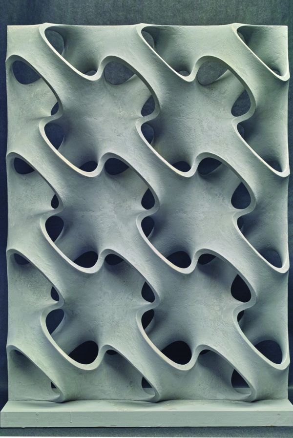 Book cover of Still Facing Infinity: Sculpture by Erwin Hauer, featuring a large-scale black sculpture. Published by Images Publishing.