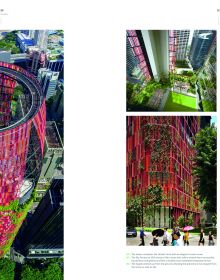 Book cover of Going Green With Vertical Landscapes, featuring a high-rise building with green plants cascading down side. Published by Images Publishing.