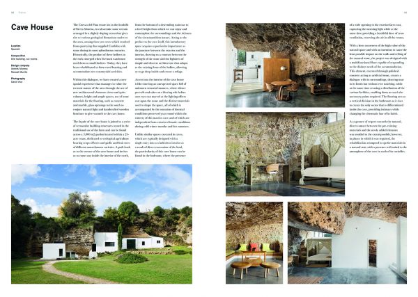 Book cover of Fantastic Escapes: Architecture and Design for Stylish Stays, featuring a modern glass and wood building by rocky cliff. Published by Images Publishing.