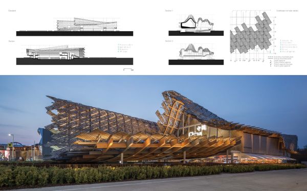 Book cover of Contemporary Architecture in China: Towards A Critical Pragmatism, with a modern wood architectural interior. Published by Images Publishing.