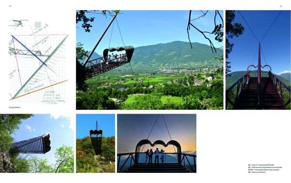 Book cover of Tourism Infrastructure Design, featuring an aerial view of caravan holiday home park, with green trees. Published by Images Publishing.