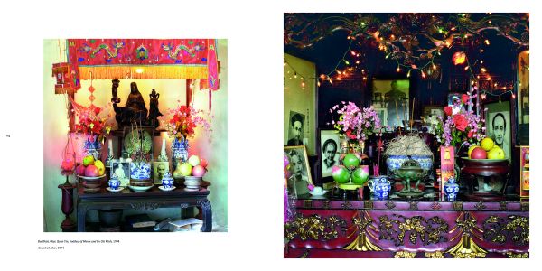 Book cover of Hanoi Streets 1985-2015: In the Years of Forgetting, with a push bike leaning against a shop in Vietnam. Published by Images Publishing.