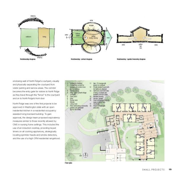 Book cover of Design for Aging Review 14: AIA Design for Aging Knowledge Community, featuring a montage of care home buildings. Published by Images Publishing.