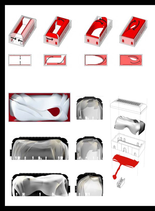 Charcoal cover, Odile Decq in dark grey to centre.