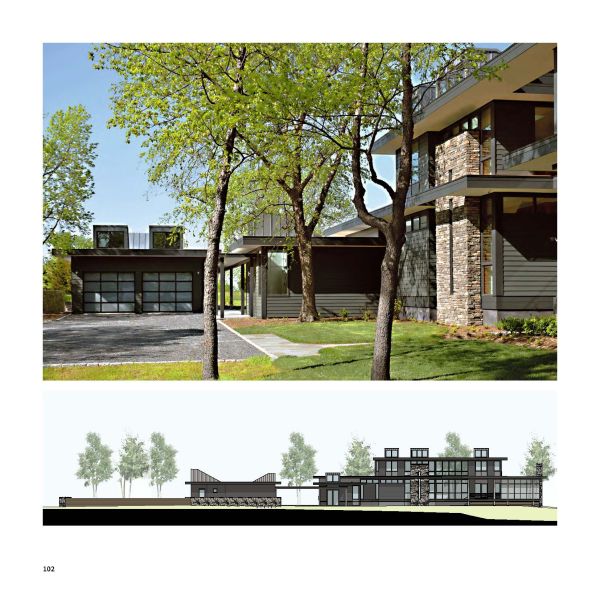 Book cover of HomeWork: New Houses | Changed Houses | Not Houses, with a modern house elevation, with large windows. Published by Images Publishing.