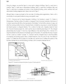 Book cover of Le Corbusier Public Buildings, with five architectural technical drawings. Published by Images Publishing.