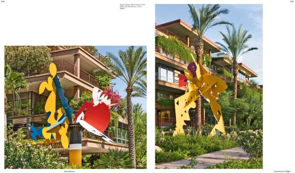 Book cover of David Hovey, with a colourful high rise building with orange window slats and green foliage cascading down window boxes. Published by Images Publishing.