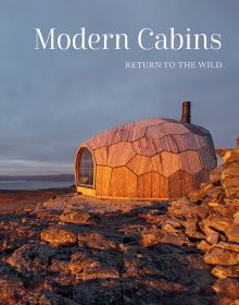 Book cover of Modern Cabins: Return to the Wild, with a Norwegian Turtle-Shell Hiking Shelter. Published by Images Publishing.