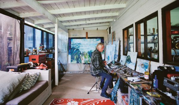 Book cover of Life Around the Sea: Capturing the Heart of Australian Surf Culture, with the waves of the sea, and land behind. Published by Images Publishing.