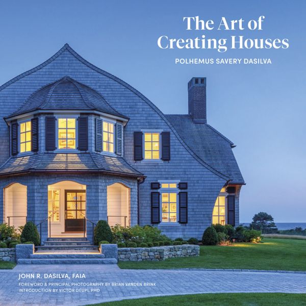 Luxury seaside family residence with green landscaped grounds, on cover of 'The Art of Creating Houses, Polhemus Savery DaSilva', by Images Publishing.