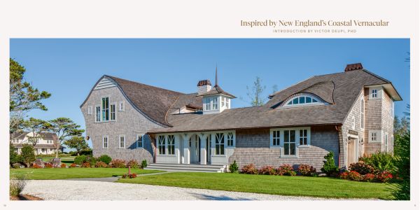 Luxury seaside family residence with green landscaped grounds, on cover of 'The Art of Creating Houses, Polhemus Savery DaSilva', by Images Publishing.