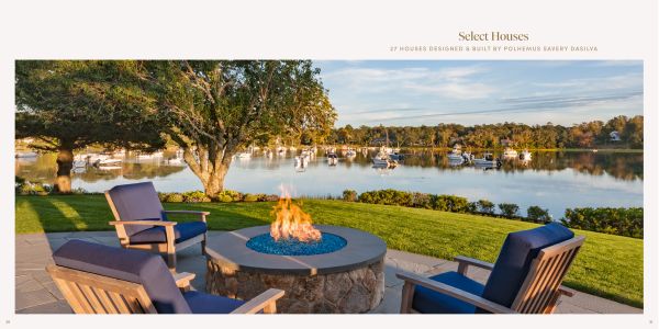 Luxury seaside family residence with green landscaped grounds, on cover of 'The Art of Creating Houses, Polhemus Savery DaSilva', by Images Publishing.