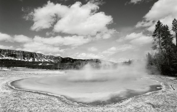 Book cover of Jon Ortner's Visions of Paradise: American Wilderness, with a waterfall. Published by Images Publishing.