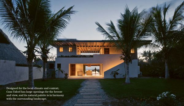 Book cover of Coastal Bliss: Beautiful Beach Houses from Around the World; featuring a beach house near the sea. Published by Images Publishing.