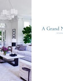 Book cover of Tailored Interiors: The Bespoke Designs of Patrick Sutton; featuring a circular interior with a spiral staircase and curved bench. Published by Images Publishing.