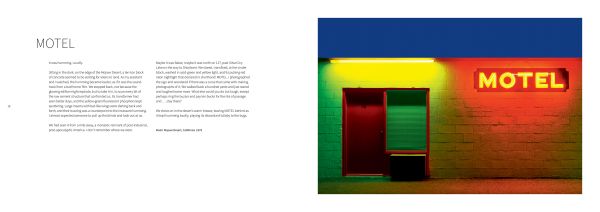 Book cover of Bending Light: The Moods of Color, with a portrait of female model wearing pink lipstick, with face partly submerged in water. Published by Images Publishing.