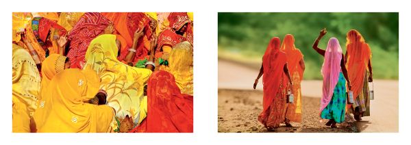 Book cover of Bending Light: The Moods of Color, with a portrait of female model wearing pink lipstick, with face partly submerged in water. Published by Images Publishing.