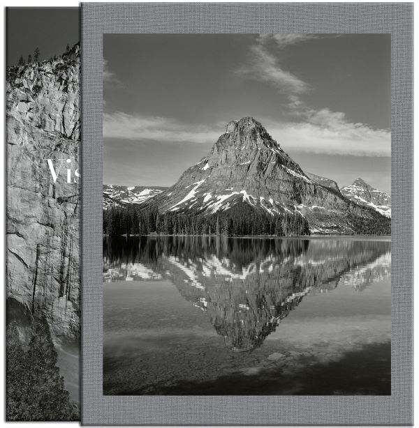 Book cover of Jon Ortner's Visions of Paradise: American Wilderness, with a waterfall. Published by Images Publishing.