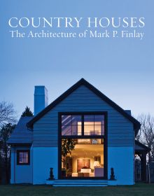 Book cover of Country Houses: The Architecture of Mark P. Finlay; featuring a residential home. Published by Images Publishing.