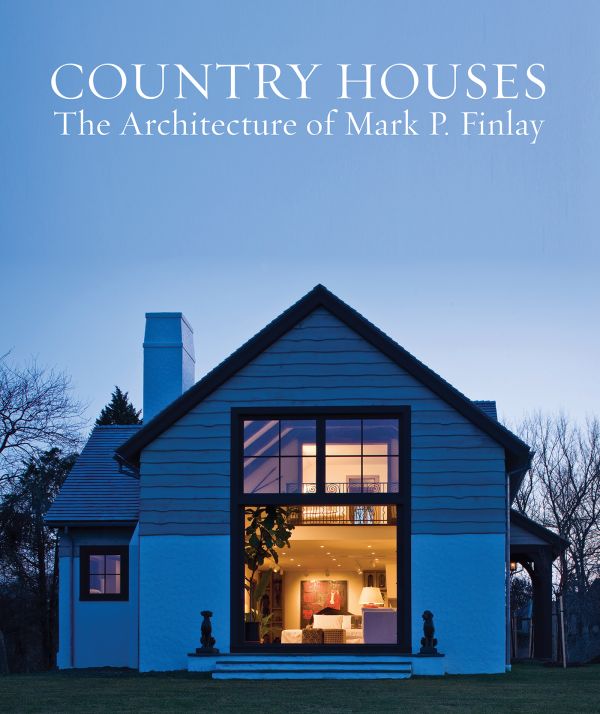 Book cover of Country Houses: The Architecture of Mark P. Finlay; featuring a residential home. Published by Images Publishing.